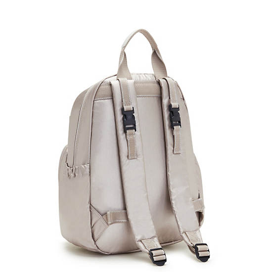 Kipling Maisie Classic Diaper Backpack Handbag Metallic Glow | AU 1278ZU